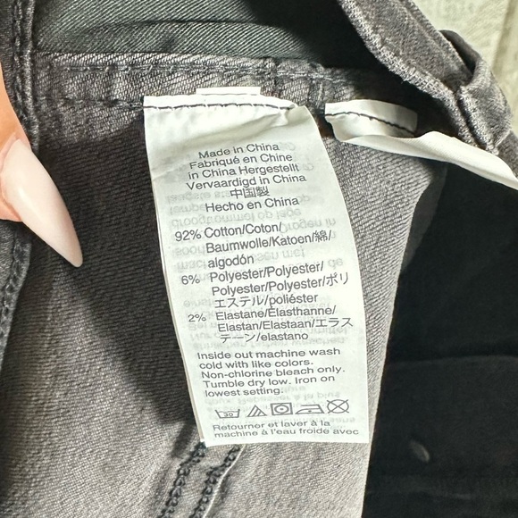 NWT Madewell 10" High Rise Skinny jeans in Berkeley black button fly size 37P - Picture 8 of 12